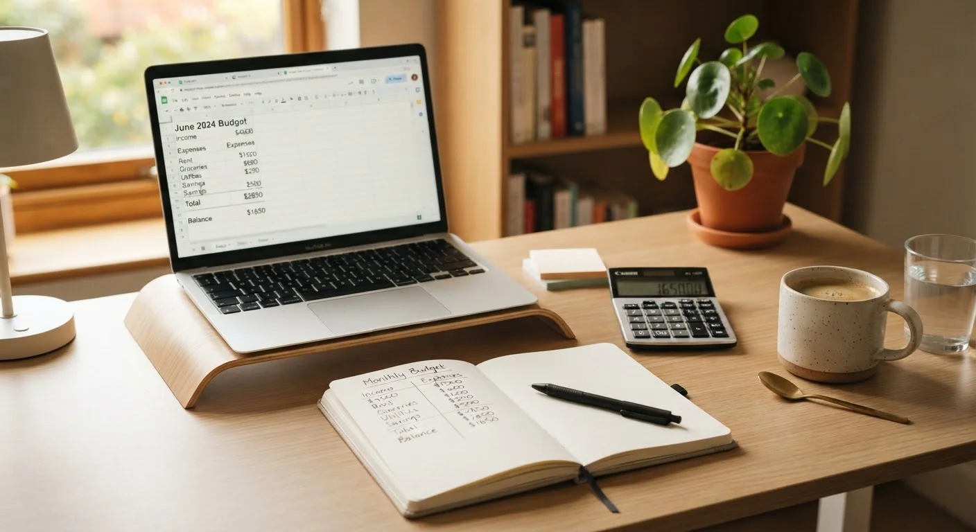 Building Your First Monthly Budget in Six Steps