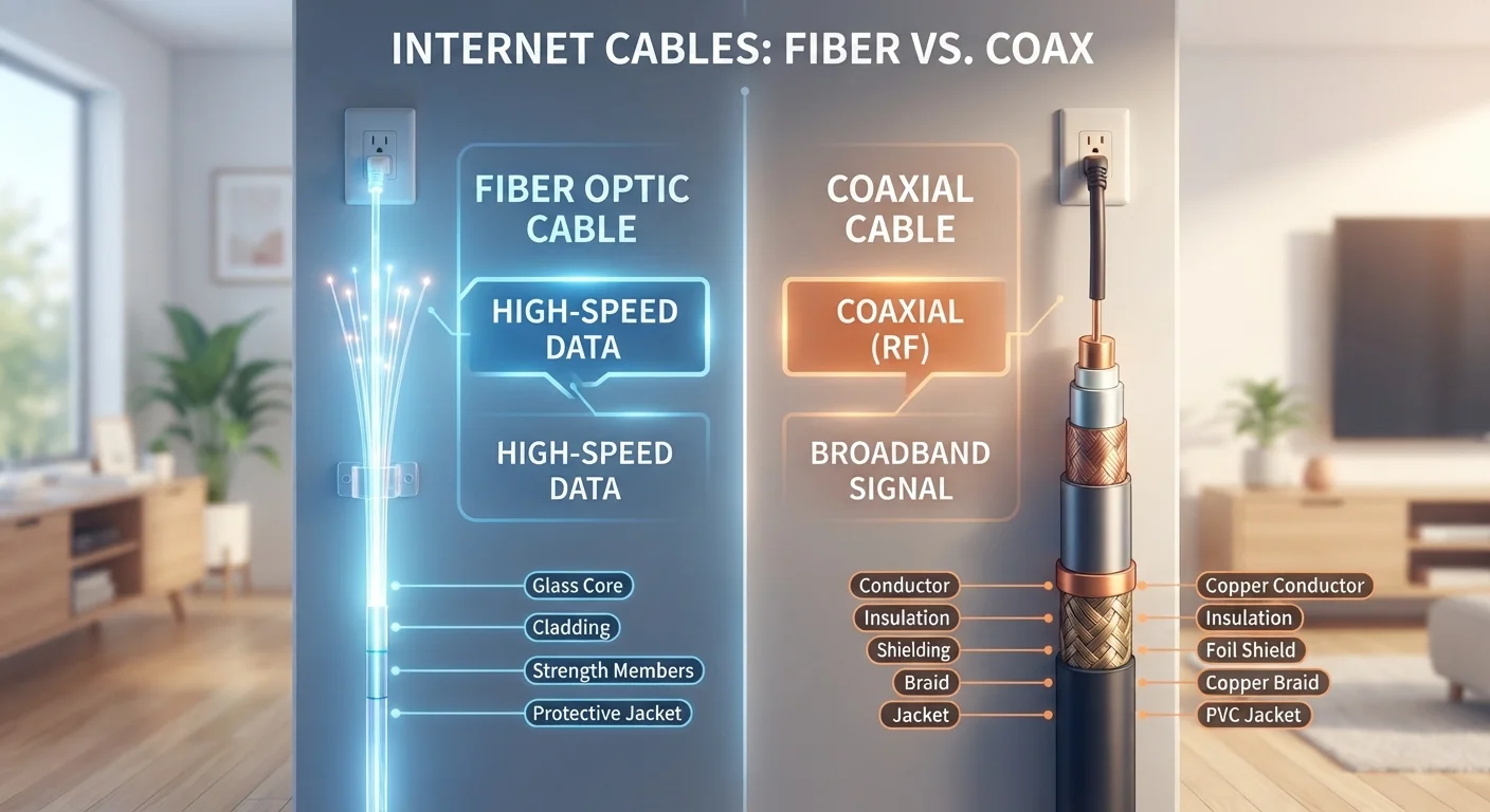 Fiber vs. Cable Internet: What Sets Them Apart for Home Users