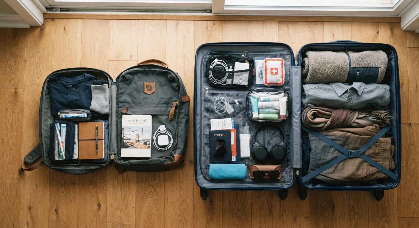Gear Differences That Matter: Weekend Trip vs. Two-Week International Journey