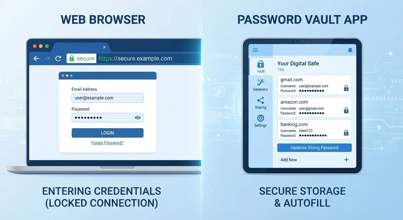 Password Managers vs. Browser-Saved Passwords