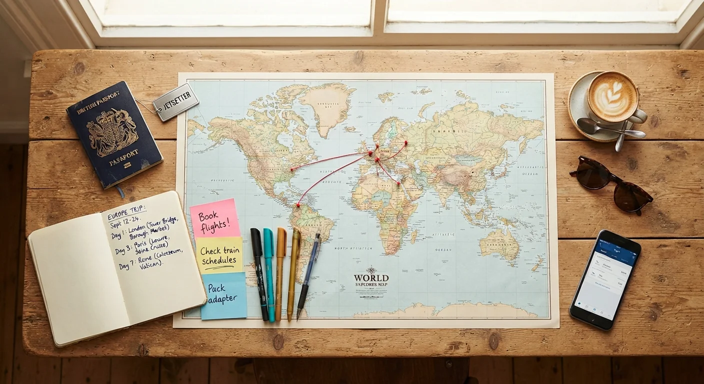 Staying Organized While Planning a Multi-Destination Trip
