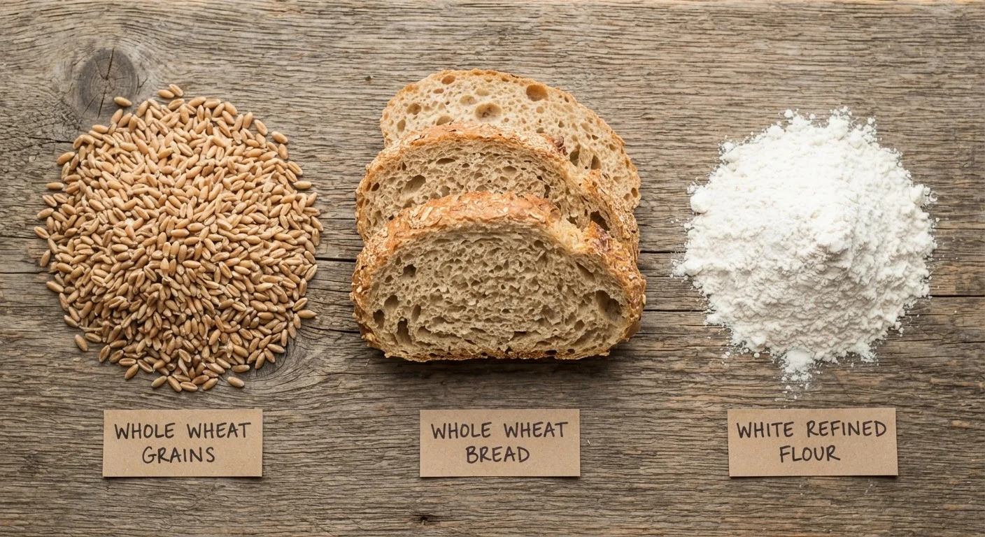 Whole Grains vs. Refined Grains: What Changes When Wheat Gets Processed